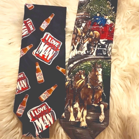 Budweiser silk Beer of Beer‎ ties - Picture 1 of 8